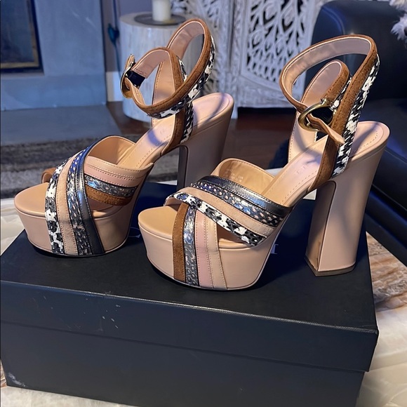 Coach Women's Multi-Color Platform Heels - Picture 4 of 7